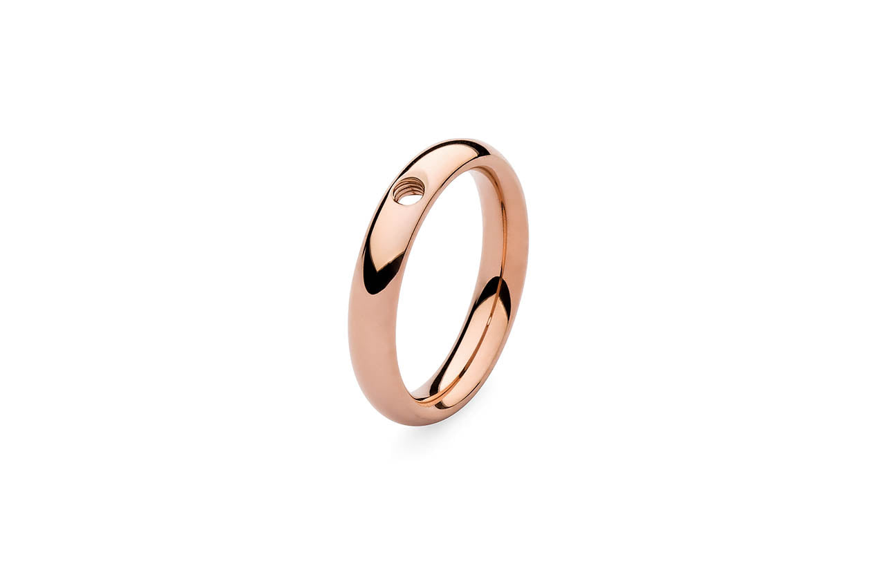 Argolla Qudo Basic Color Rose Gold