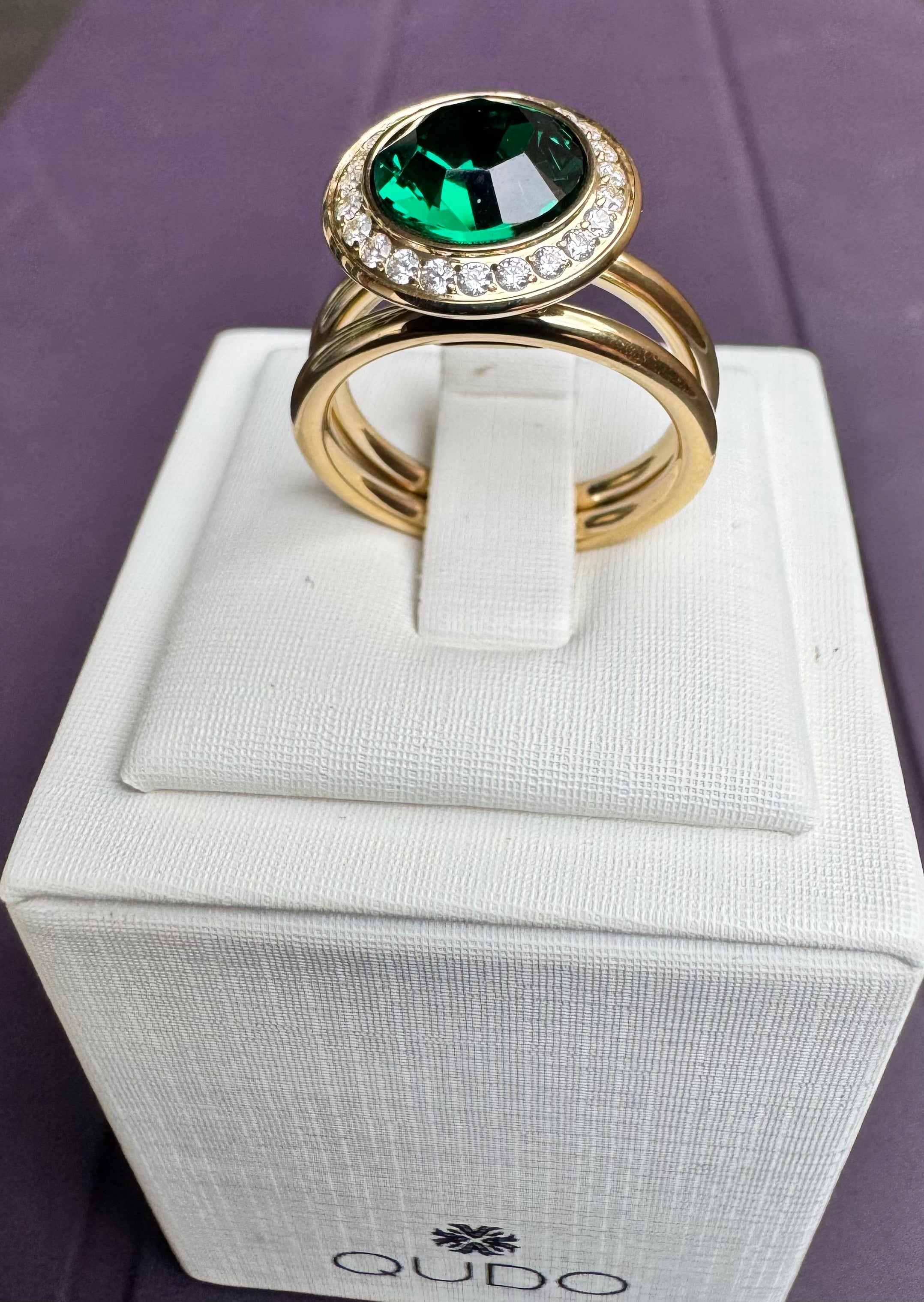 New ! Argolla ROMA con cristal Tondo Deluxe 13mm