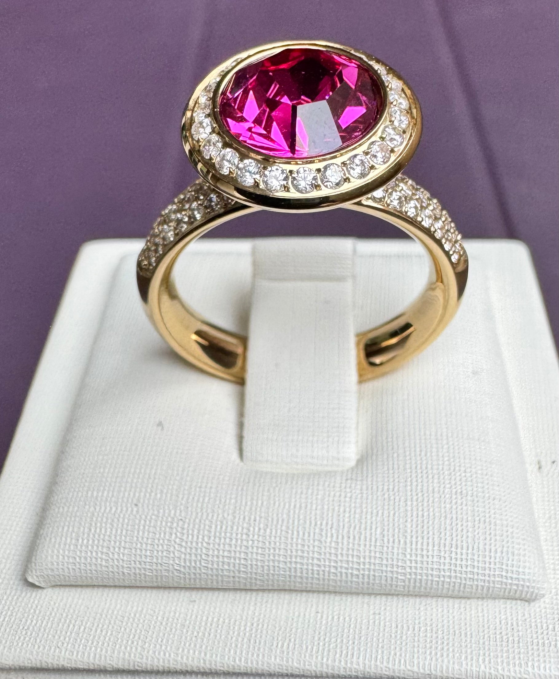 Argolla DELUXE con cristal Tondo Deluxe 13mm