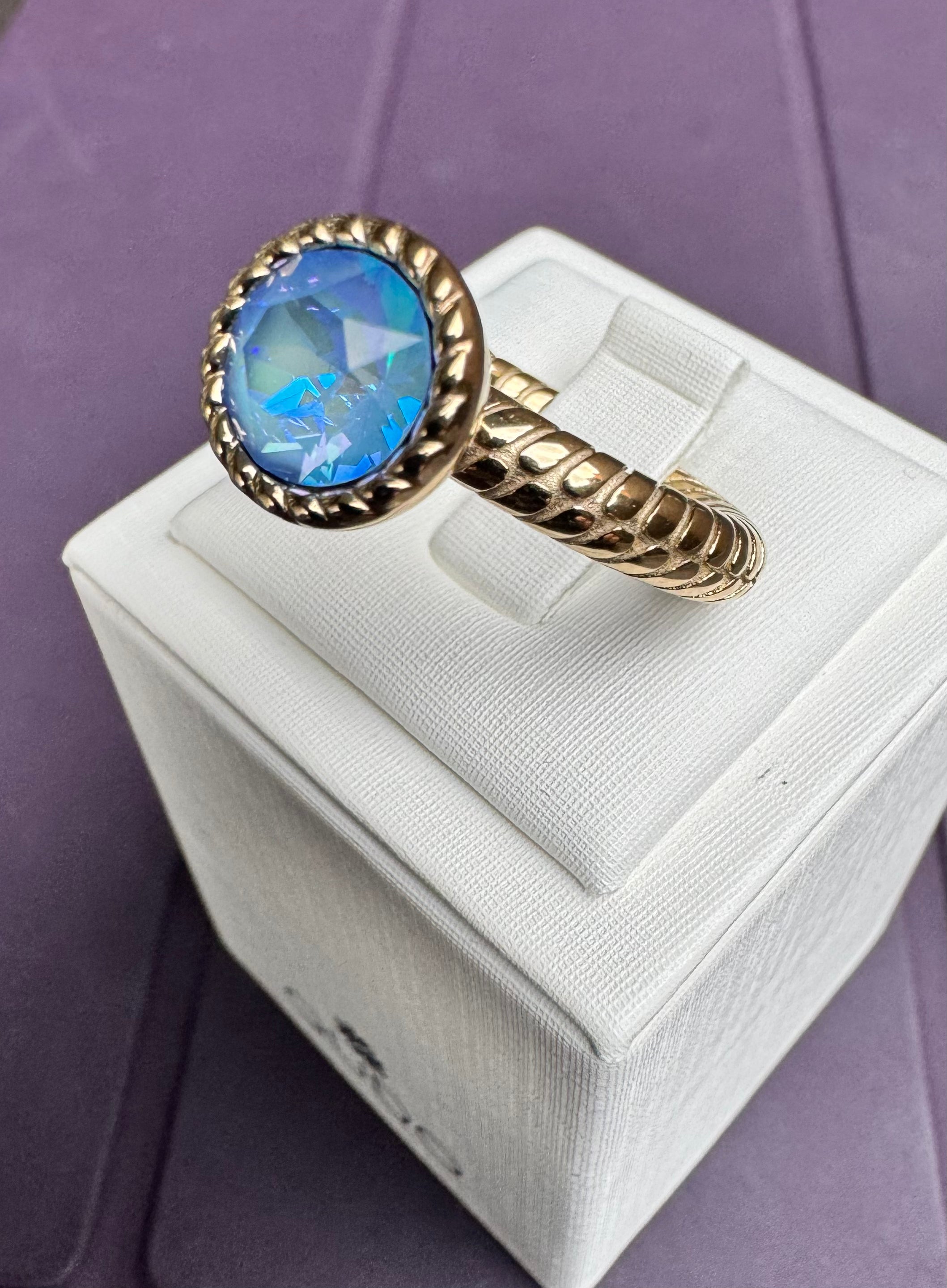 Argolla Perosa con crisal BOCCONI 11MM