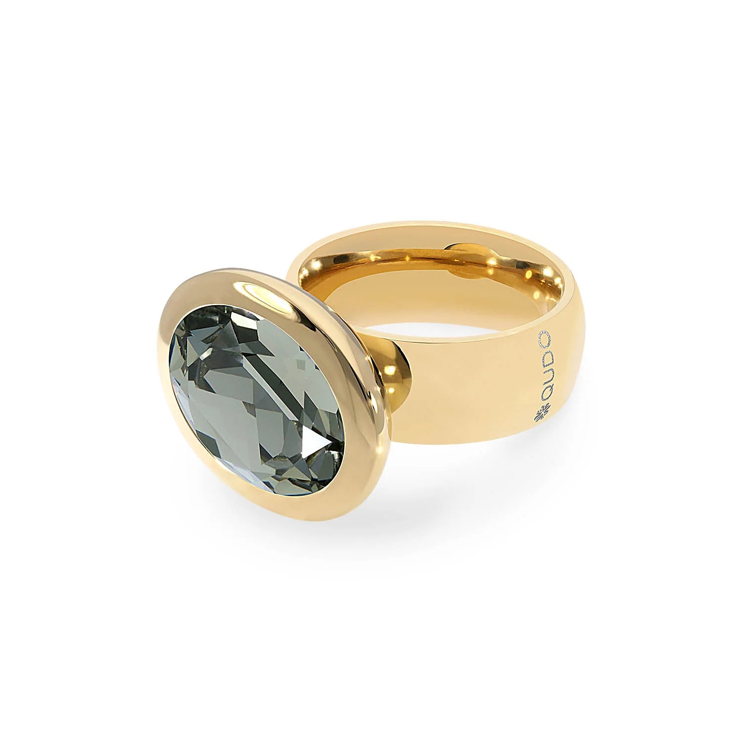 BLACK DIAMOND TIVOLA ring GOLD