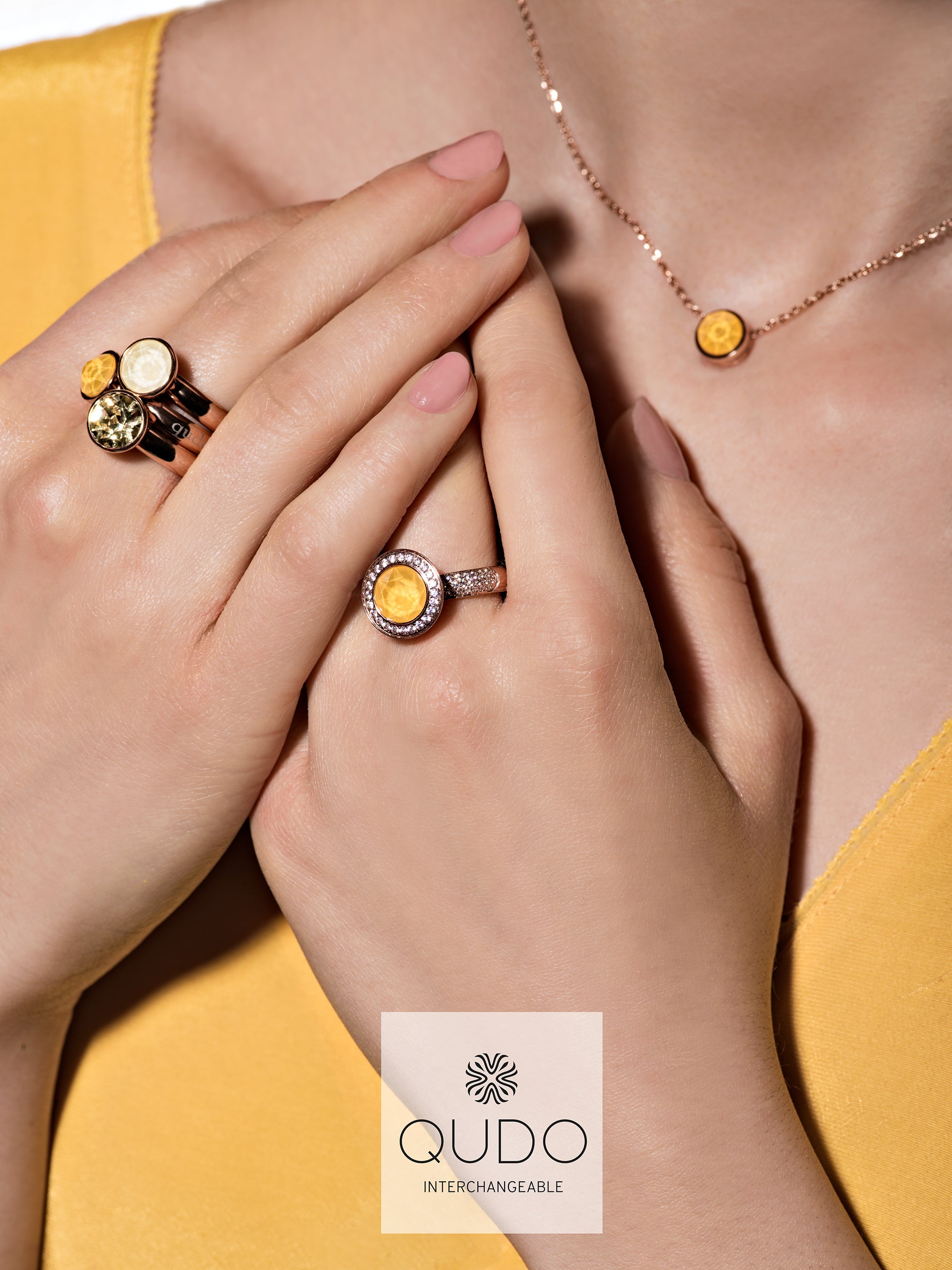 Collar Cadena Intercambiable Color Rose Gold